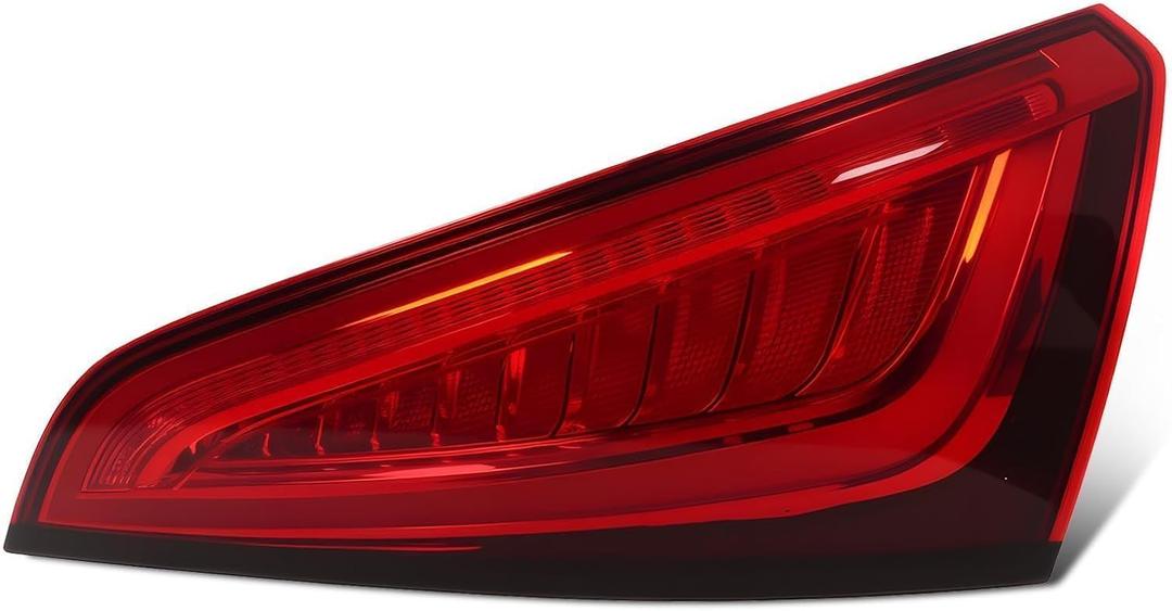 Passenger Side Tail Light Assembly Compatible with 2013-2017 Q5 2014-2017 SQ5 Yellow Signal Rear Brake Lamp Taillight 8R0945094C 8R0945094D (Right)