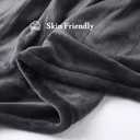 Electric Heated Blanket 62"x84" Twin Size Flannel Fleece - 4 Heat Settings & 10H Auto Shut Off for Safe Overnight Use, Fast Heating, Machine Washable for Bed, Couch, Office - Dark Grey