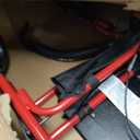Drive Medical Rollator Walker with Seat, 7.5 Inch Wheels, Red