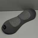 KITCADA 3 in 1 Electric Lumbar Massager Support Pillow, Back Massager with Heat, Adjustable Height for Bed and Chair,Back Support Pillow for Lower Back Pain Relief,Gifts for Women Men Mom Dad (Gray)