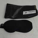 MABAO Weighted Eye Mask for Sleeping, Blackout 3D Contoured Sleep Mask with Adjustable Strap for Women Men, Memory Foam, Gentle Pressure Relief Comfort Eye Cover Blindfold for Insomnia & Travel -Black
