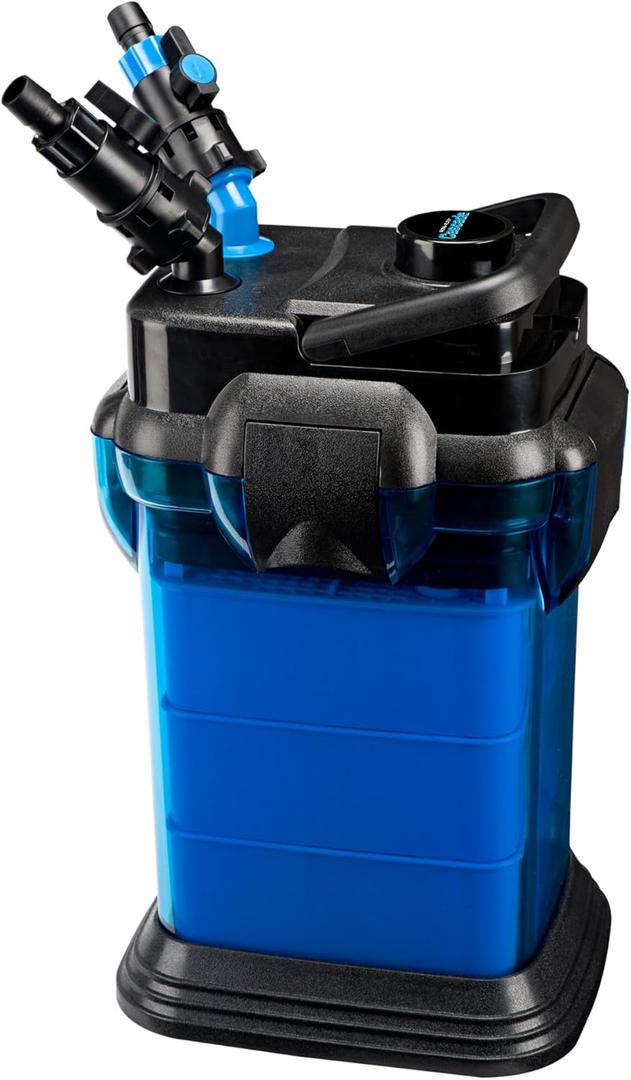 Penn-Plax Cascade All-in-One Aquarium Canister Filter  for Tanks Up to 100 Gallons (265 GPH)  Cascade 1000