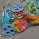 Suction Baby Bath Toys, Mold Free Silcone Shape Sorting & Stacking Bathub Toy, Sensory Toys & Best Gift for Toddlers 3 4 5 Early Learning Bathtub Fun (Geometry)