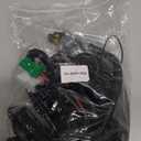 H11 H8 Fog Light Wiring Harness for J'eep 2009-2018 Wrangler JK w/OEM Style ON/Off Switch Kit & 40A 4-Pin Relay Fog Lamps Socket Wire Connector for LED Fog Driving Lights