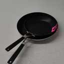 KitchenAid Stainless Steel Nonstick Frying Pans/Skillet Set, 9.5 Inch and 12 Inch - Brushed Stainless Steel