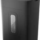 12-Sheet Cross Cut Paper Shredder, 5.55 Gallon Heavy Duty Shredder for Home Office, P-4 High Security Shredders for Paper/Credit Card/Mail/Staples/Clips, Portable Handle Design