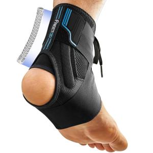 FREETOO Ankle Brace Maximum Metal Support for Men & Women, Compression Foot Support for Sprained Ankle, Plantar Fasciitis,Injury Recovery, Lace up Ankle Support for Running Volleyball Left/Right, Medium