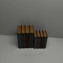 Tosnail 2 Pack Decorative Book Boxes Wooden Antique Book Decorations Vintage Storage Box