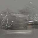 12 Pack Ramadan Date Holders Acrylic Glass Bismillah Islamic Calligraphy Date Stands Home Table Centrepiece Decorations for Eid Ul Fitr Fasting Ramazan Adha Gifts Party Favors(Modern,Silver)