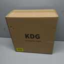 KDG 19.7" Low Profile LED Ceiling Fans with Light, Reversible Flush Mount with Remote and 6 Winds Speeds Fan Lighting, 3 Colors Dimmable for Bedroom, Living Room, Kids, Dinning Room, Kitchen (Gold)