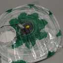 Hot Air Balloon Solar Lantern with Flickering Flame Light, 11.8Inch White