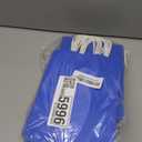 qiqee 50-Packs Gift Bag with Handles Bulk Diamond Blue Paper Bags Multiple Uses (8.3"x3"x6" Small Size)