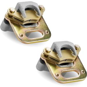 Front Left/Right Brake Calipers Set with Pads for Polaris Big Boss 350L/400L/500 6X6 Magnum 425 4X4 Sportsman 400 500 Trail Boss 350L 4X4 Xplorer 400, Replace for 1910309 1910310, 2 Brake Calipers Set