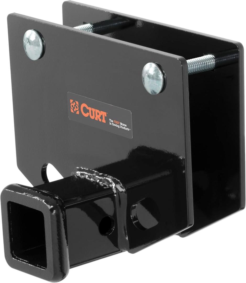 CURT 19101 Camper Hitch for 2 x 4-Inch RV Bumper, 2 in. Receiver, 3,500 lbs