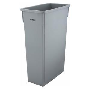Winco PTC-23SG Slender Trash Can, 23-Gallon, Gray,Medium