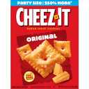 Cheez-It Cheese Crackers, Baked Snack Crackers, Lunch Snacks, Party Size, Original, 25oz Box (1 Box)