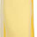 Parthea Women's Summer Formal Wedding Guest Dresses Sleeveless Backless Long Elegant Evening Party Maxi Bodycon Dress (L, Yellow)