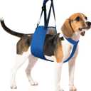 Adjustable Dog Lift Harness with Fixing Strap  Dog Lift Sling for Dogs, Hind Leg Support, Soft Rehab Harness for Weak Rear Legs, Ideal for Senior, Injured, Disabled Dogs and Surgery Recovery (M)