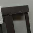 Ingenuity Decorative Panel Tall Baby Gate & Dog Gate, 28"-42" Wide, 30" Tall, Hardware or Pressure Mounted, Install on Top or Bottom of Stairs, Banister, or Doorway - Espresso