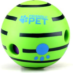 Wobble Giggle Ball for Dogs, Wiggle Ball Dog Toy, Interactive Dog Toys for Small/Medium/Large Dogs, Fun Giggle Sounds When Rolled or Shaken Perfect Dog Gift-5.51 inch Set Of 5