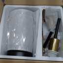 NIORSUN Battery Operated Wall Sconce Set of 2, Gold-Black Rechargeable Wall Lights with 5200mAh Dimmable Bulbs and Remote, 9 Colors Wireless Wall Lamps for Bedroom Living Room Hallway Decor