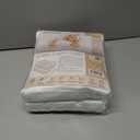 Organic All in One Crib Sheet and Mattress Protector - Waterproof Protectors - Reusable Washable  Fits Cribs  52x28- with 9 Skirt White