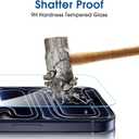 3 x amFilm OneTouch Screen Protector for iPhone 17 Pro Max 6.9'' + Camera Lens Protector | Auto-Alignment install | Bubble Free | 9H+ Military-Grade Tempered Glass | FHD Clarity | Case Friendly | 2+4 Pack