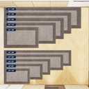 Machine Washable Kitchen Rug 24" x 36", Non Slip Kitchen Mat for Floor, Absorbent Entrance Throw Rug for Bedroom, Hallway, Bathroom, Door