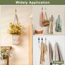 Curtain Holdbacks 2pcs, Metal Curtains Tiebacks for Drapes Window Home Decoration, Matte Sliver