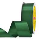 LEEQE Double Face Satin Ribbon 1-1/2 inch X 50 Yards Polyester Forest Green Ribbon for Gift Wrapping Very Suitable for Weddings Party Hair Bow Invitation Decorations and More