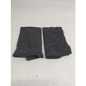 uxcell 2 Pcs Stretch Armrest Covers, Polyester Couch Armchair Cover Water Resistant Plaid Chair Arm Rest Slipcovers for Sofa Recliner, Dark Gray