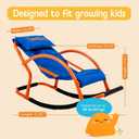 Kids Rocking Chair Sensory Rocker for Kids Ages 3-8 Calming Chair for Autism & Sensory Play Indoor Rocker for Focus, Relaxation & Quiet Time