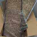 Kitty City XL Wide Corrugate Cat Scratchers 3 Pieces, Cat Scratching, Cat Scratch Pad, Door Clips, Furniture Protectors from Cat Scratching (XL 3-Pack Geometric Print (Mint))