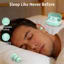 Noise Reducing Earplugs with Sleep Mask  Reusable Silicone Earplugs for Sleeping, Snoring Relief, Travel & Relaxation | Comfortable Fit with Multiple Sizes & Carry Case