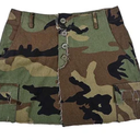 Women's Camo Mini Skirt High Waisted Cargo Camouflage ,SIZE XXL 