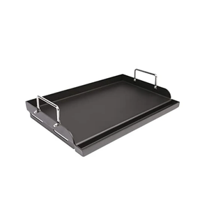 Uniflasy Nonstick Griddle for Gas Grill, Cast Iron Griddle for Outdoor Gas & Charcoal Grills, 25" x16" Nonstick Coating FlatTop Insert Cooking Pan for Weber Charbroil Camp Chef Grill
