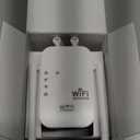 WiFi Extender,WiFi Extender Signal Booster for for Home & Outdoor,Device Servers Covers Up to 6000 Sq. ft and 35 Devices,Internet Booster