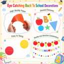 2 x Tiamon 7 Pcs Welcome Back Paper Garland Back to School Hanging Banner