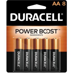 Duracell Coppertop AA Batteries with Power Boost Ingredients, 8 Count Pack Double A Battery with Long-lasting Power, Alkaline AA Battery for Household and Office Devices