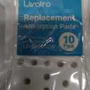 Livatro 10-Pack Humidifier Replacement Filters, Mineral Absorption Pads, Exclusively for 6001 Model, Improves Humidification Efficiency by Capturing Fine Water Particles, White 2 Pack