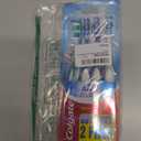 Colgate 360 Whole Mouth Toothbrush, Adult Toothbrushes Medium Bristles, Helps Remove Bad Breath Bacteria and Plaque, Medium Toothbrush Pack, Includes Cheek and Tongue Cleaner, 4 Pack