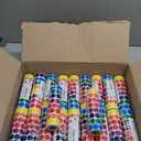4000 PCS 3/4" Colored Dot Stickers Circle Color Coding Labels, 8 Color Style Colorful Coding Label Sticker for Office, Student Classroom(8 Rolls, 3/4 Inches)