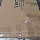 VEVOR Hydraulic Motorcycle Lift Jack 1500 LBS Capacity ATV Scissor Lift Jack Portable Motorcycle Lift Table with 4 Wheels Hydraulic Foot-Operated Hoist Stand for Motorcycle ATV UTV Powersports (Orange)