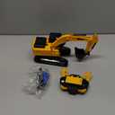 JOYIN Remote Control Excavator Toys for Boys, 2.4Ghz RC Play Excavator with Light, Construction Toys for Boys 3-5 4-7 8-12 Year Old Kids, Christmas Birthday Present