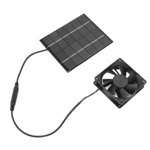 Solar Fan, Solar Powered Fan, Solar Panel Fan Kit Solar Powered Exhaust Fan for Small Chicken Coops, Greenhouses, Sheds, Pet Houses, Solar Ventilation Fan Solar Exhaust Fan