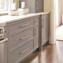 Amerock | Cabinet Pull | Golden Champagne/Polished Chrome | 8 inch (203 mm) Center-to-Center | London | 1 Pack | Drawer Pull | Drawer Handle | Cabinet Hardware