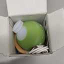 OULUXYLS Dog Balls,The 3rd Generation Interactive Toys for Puppy/Small/Medium/Large Dogs,Improved Dog Rolling Effect Tennis Ball with Strap, Tough Motion Activated Automatic Moving Dog Toys (Green)