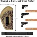 Gun Holster for Men Women Universal IWB/OWB Holster for Pistol Concealed Carry 9mm Holsters Fits Glock M&P Shield and Most Size Handgun