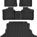 Auxko All Weather Floor Mats Cargo Mat for Toyota Avalon 2013 2014 2015 2016 2017 2018 (not for Hybrid) All Season TPE Accessories Guard Odorless Anti-Slip Floor Liners Trunk Mat