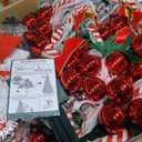 Uspring 6 FT Pop Up Christmas Tree with Lights, Artificial Collapsible Christmas Tree with Remote Control & 200 Colorful LED Lights, Pre Decorated Surround Ribbon, Ball Ornaments, Holiday Party Decor